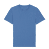 Basic T-shirt blauw voorzijde